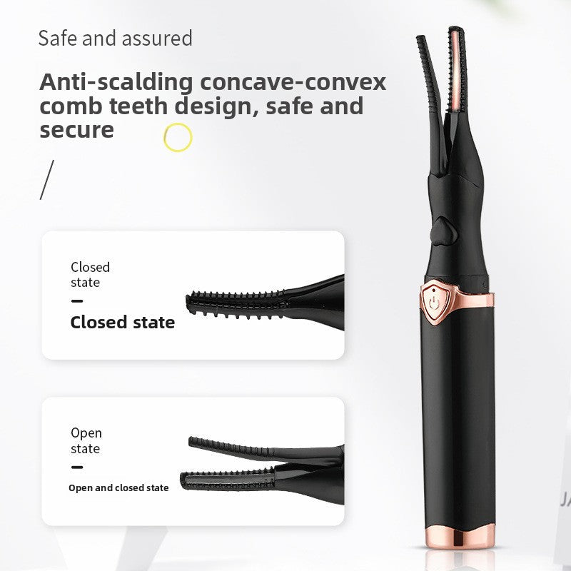 Heated rechargeable lash curler – view 2